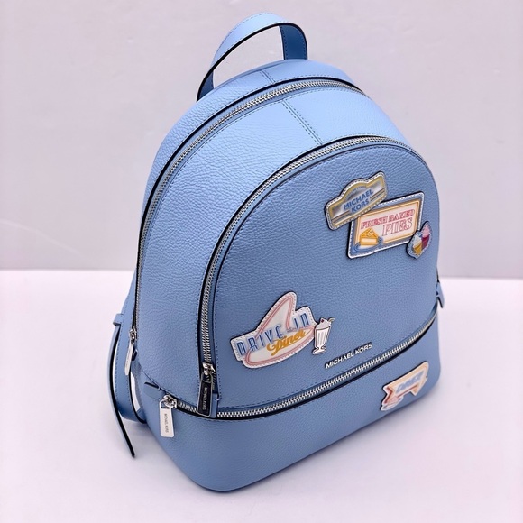 Michael Kors Medium Embellished Backpack Light Sky